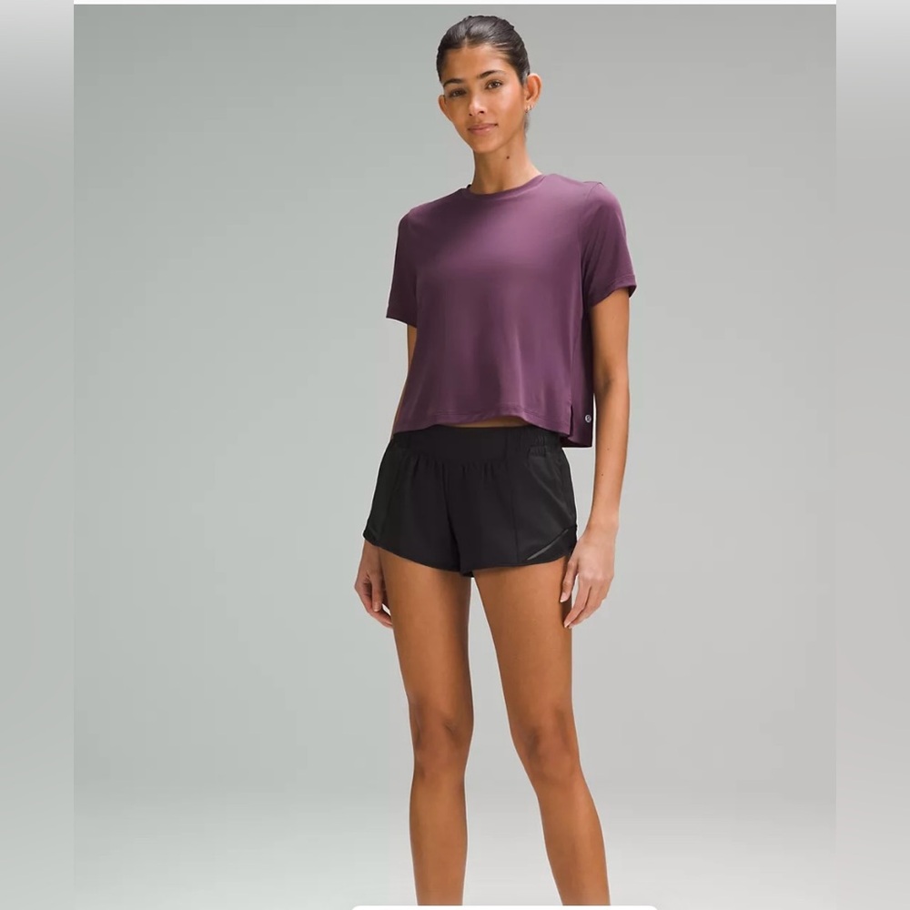 Lululemon Hotty Hot Lined Short -Black Short- Low-mid rise -like new-Sz 6